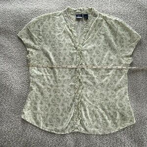 DCC - MISSY floral short sleeve blouse - Size XL